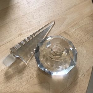 Crystal pagoda perfume bottle excellent condition Pagoda Perfume Bottle Vintage